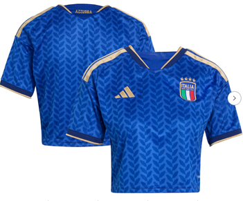 Italia 1a Equipación 2026 - Cropped MUJER